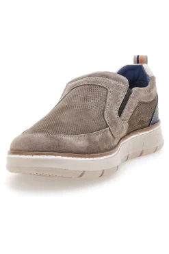 Uomo PITTARELLO ECO Mocassini Slip on con inserti in tessuto 26111012
