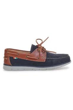 Uomo PITTARELLO Mocassino Barca 2115 Blu