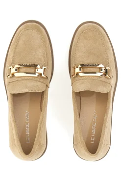 LE HAVRE PARIS Mocassino Beige con Morsetto 526821 Online