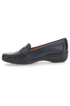 PITTARELLO FOCUS Mocassino blu in vera pelle 8164 New