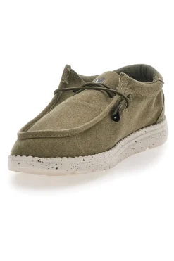 Uomo CANGURO Mocassino Casual Verde Oliva 922
