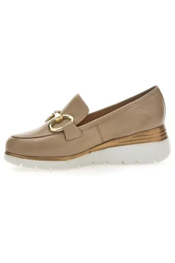 PITTARELLO CLASS Mocassino in Vera Pelle biege con dettaglio 4930 New