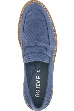 Uomo ALTEMBERG Mocassino Navy Scamosciato da Uomo Pittarello Active 22
