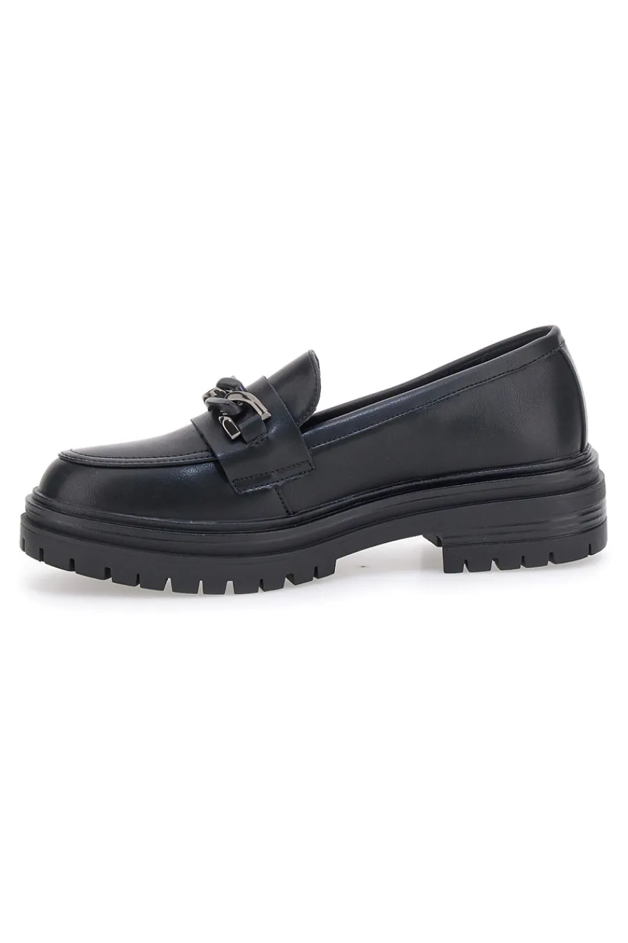 CAFE' COST Mocassino con Catena 9Y7298 NERO