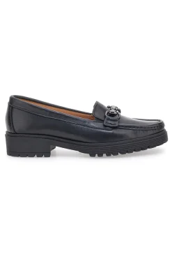 PITTARELLO FOCUS Mocassino nero in vera pelle 8300 Online