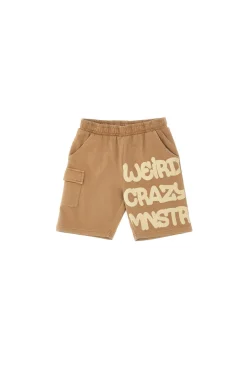 PITT KIDS Pantaloncini Marroni Con Tasche PT-K-SH-7039