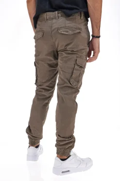 Uomo BOARDMAN Pantaloni Cargo con Polsino Khaki 2750