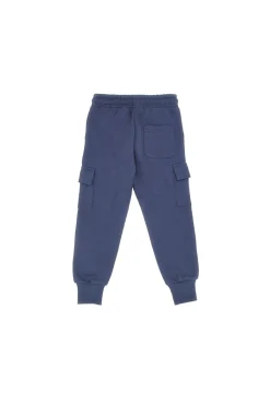 PITT KIDS Pantaloni in Tuta Blu con Tasche Laterali 01