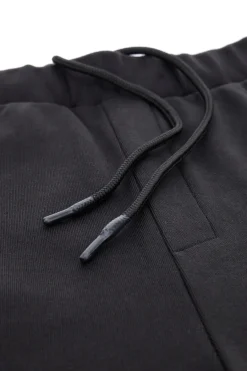 Uomo BOARDMAN Pantaoni jogger neri con inerti tono u tono PT--P-8056