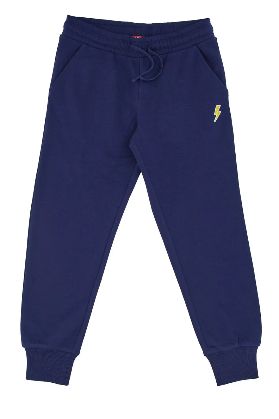 PITT KIDS Pantaloni Tuta Blu con Logo Giallo PT-B-FP-05030