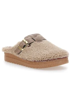 Donna PLOCADI Pantofole beige con cinturino 1913