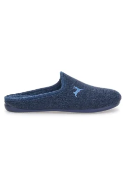 Uomo TRATTI Pantofole Blu 090