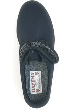 Donna DAVEMA Pantofole 4192 Nere