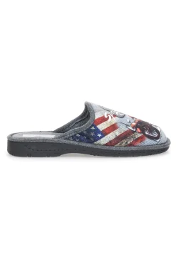 Uomo DOLCE VITA Pantofole 070 Grigie