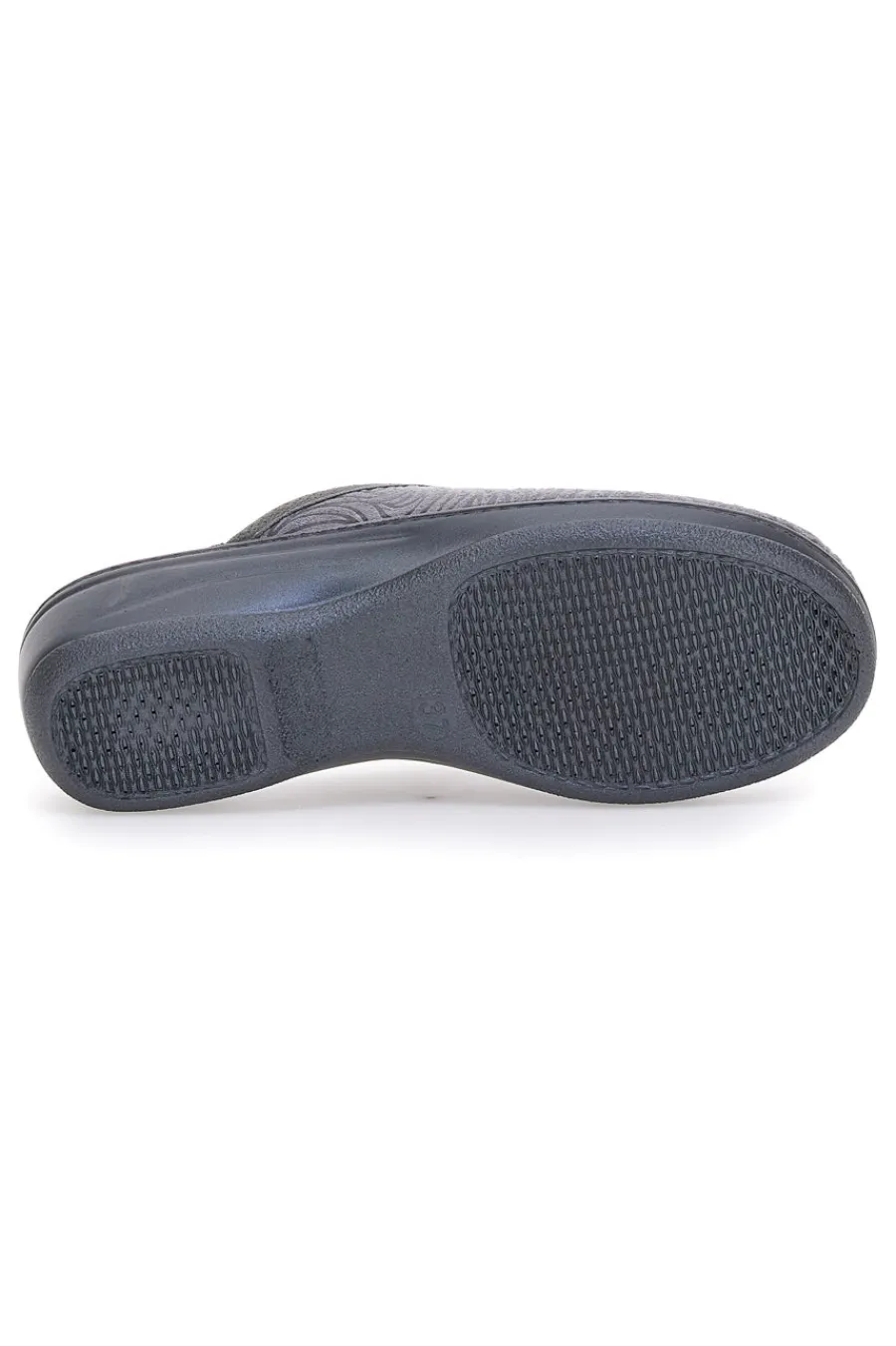 Donna INBLU Pantofole grigie con fantasia circolare 76 LY