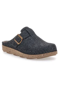 Uomo INBLU Pantofole Grigie con fibbia 12 MT EcoFriends