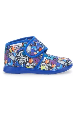 SUPERGA Pantofole Kids Blu 07085