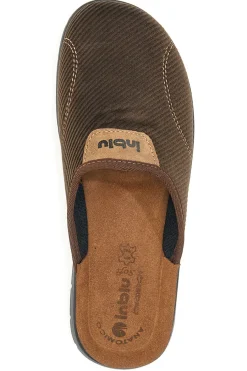 Uomo INBLU Pantofole Marroni 51 Bg