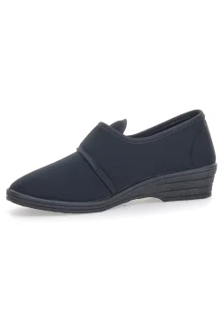 Donna NATURAL Pantofole nere con strappo 650