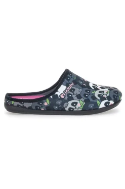 INBLU Pantofole Panda Grigie 12 GF