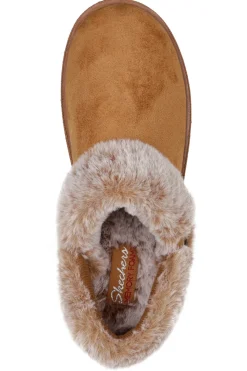 Donna SKECHERS Pantofole Cozy Campfire Fresh Toast Marroni