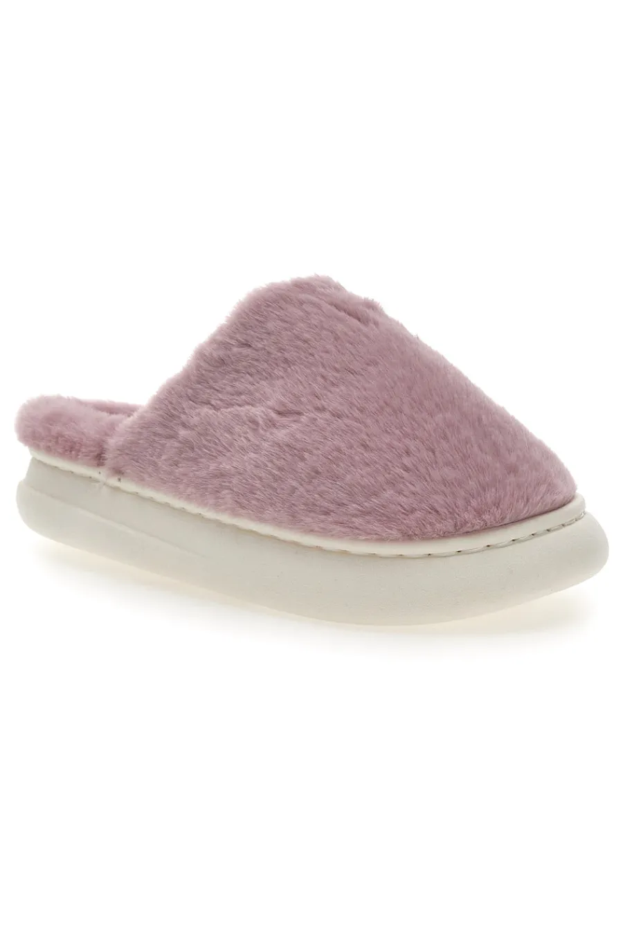 Donna SUPERGA Pantofole 45866 Rosa e Bianche