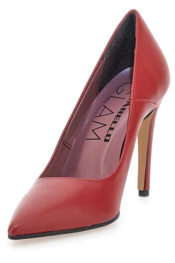 PITTARELLO GLAM 6509 e Pumps mit hohem Absatz und spitzer Spitze ROT