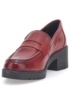 PITTARELLO GLAM er Mokassin aus echtem Leder 85035 ROT Sale