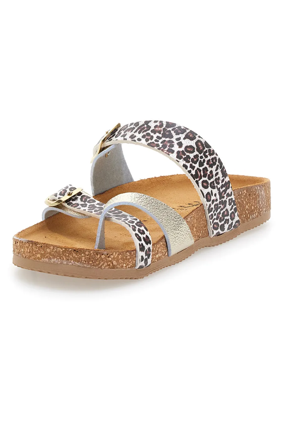 PITTARELLO TIERRA 335A312SR Flip-Flop-Hausschuhe mit Fußriemen PLATIN New