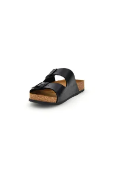 Donna PITTARELLO TIERRA doppelte schwarze Hausschuhe 335A20630SR