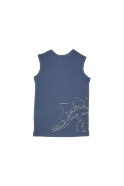 PITT KIDS PT-KT-7012 Tanktop mit Dinosaurier-Print,