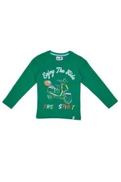 PITT KIDS Rundhals-T-Shirt 03029 Grün
