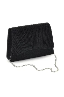 Donna NBG Pochette nera con glitter SERA/3534