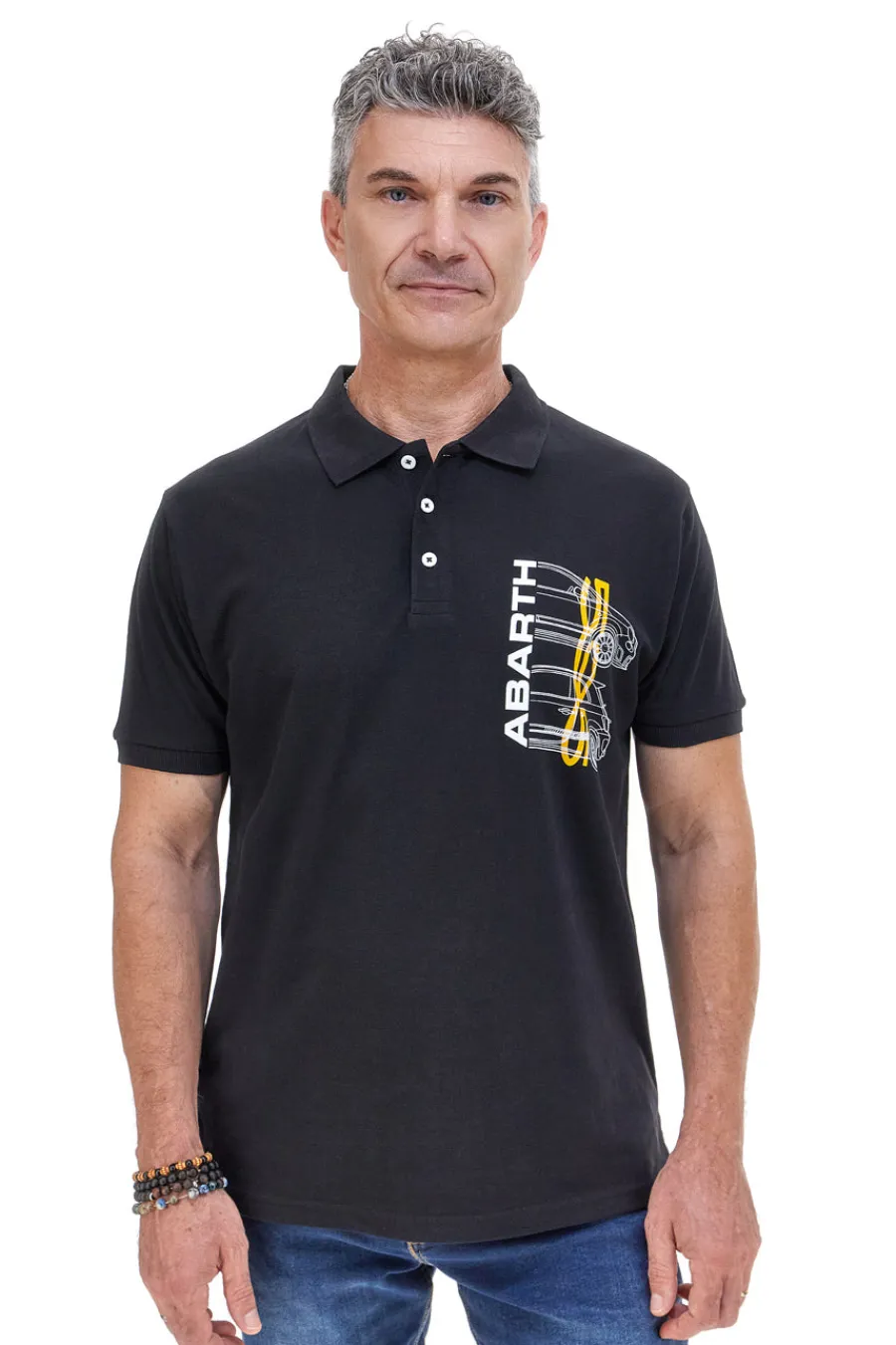 Uomo ABARTH Poo nera con stapa grafica AH24SS153