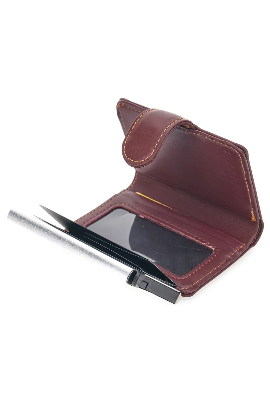 POLO CLUB Porta Carte Marrone Con Schermatura Anti-Smagnetizzazione Card 20