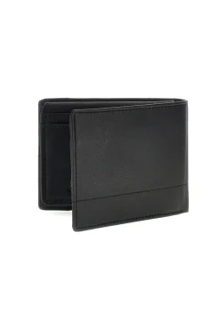 BIAGIOTTI UOMO Portafoglio Nero in Vera Pelle con Protezione RFID LB26S-767-40