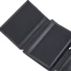 JAGUAR Portafoglio Rettangolare Nero Compatto con Multiscomparto PF873-86