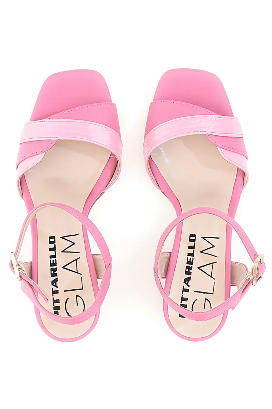 PITTARELLO GLAM Rosa Sandalen mit Riemen und Absatz 8,5 5548 FUCHSIE Discount