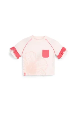 PITT KIDS Rosa T-shirt mit Tasche Pitt Kinder PT-G-T-9001