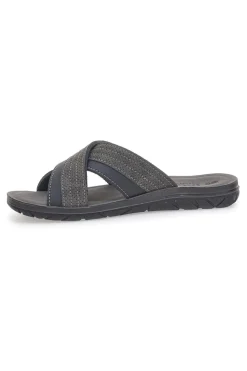 Uomo INBLU Sandali con fasce incrociate e sottopiede comfort 03 VT