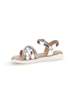 PITT KIDS Sandali argento cinturino regolabile 39S
