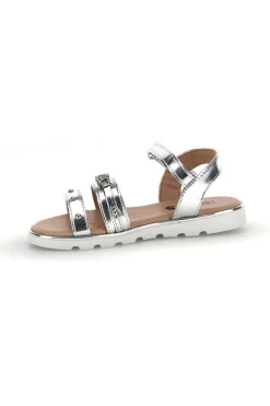 PITT KIDS Sandali argento con charm con brillantini 3924S