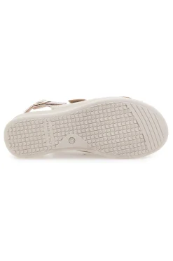 MIO TEMPO Sandali Beige Con Cinturino Slingback 542292 BEIGE, PLATIN Best