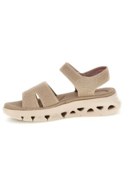PLOCADI Sandali beige con fasce in mesh suola comfort G80634 KHAKI Clearance