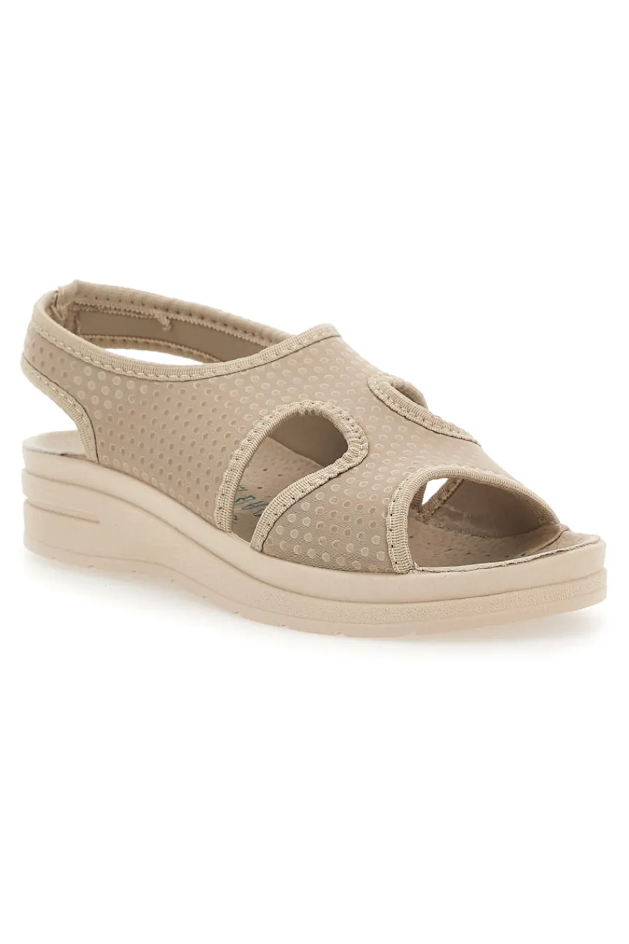 BIO UP Sandali con Tomaia in Vera Pelle 721 BEIGE Sale