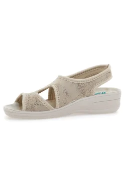 BIO UP Sandali Con Zeppa 1321 BEIGE
