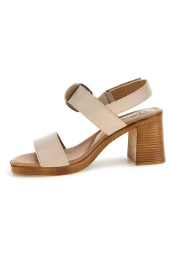 PITTARELLO LOOK Sandali Made in Italy con maxi fibbia MK19214 BEIGE Sale