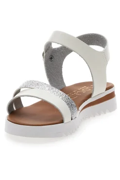 PLOCADI Sandali Bianche Made In Italy 001 BIANCO/ARGENTO