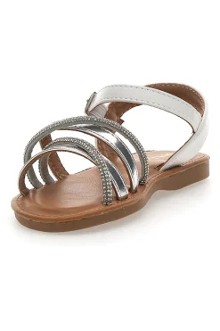 PITT KIDS Sandali Bianchi con Cinturino 392433