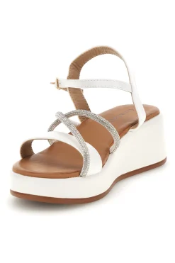 CAFE' COST Sandali bianchi con platform Cafè cost 80882 BIANCO Online